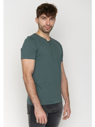 GreenBomb T-Shirt Basic in Midnight Stripes