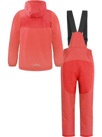 Normani Outdoor Sports Kinder WinterSet Thermohose und Windbreaker in Coral