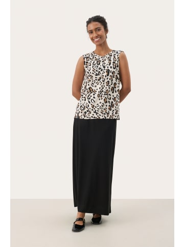 PART TWO Jerseytop TessiePW Lockere Passform in Leopard Print