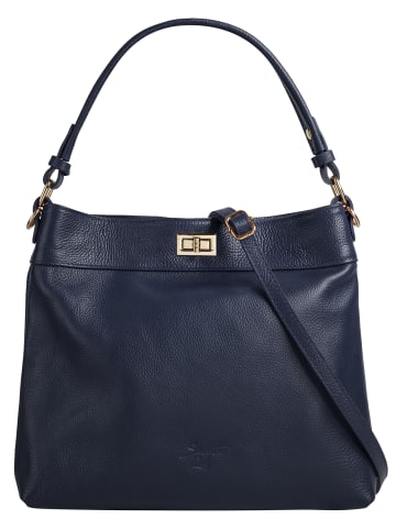 Samantha Look Shopper echt Leder in blau