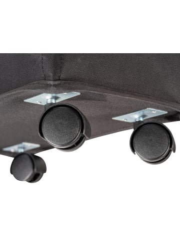 Wenko Wäschesammler aus Polyester CORNO, 43 L in Schwarz, 18,5 x 60 x 40 cm