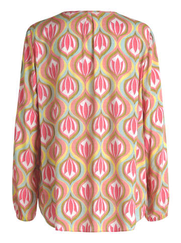 CARTOON Casual-Bluse mit Muster in Pink/Green