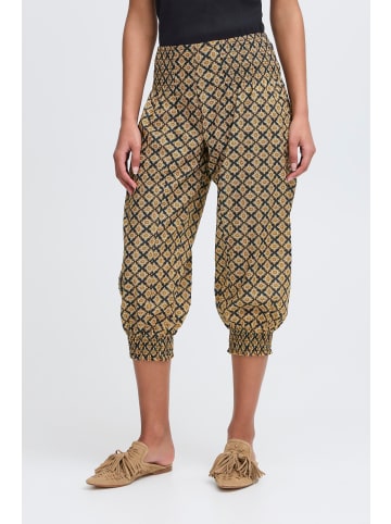 Pulz Pants Suiting PZJILL regular fit in Black Boho Border Print