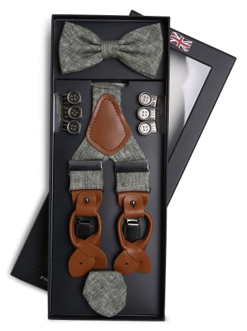 Finshley & Harding London Accessoire-Set in grün - 0003