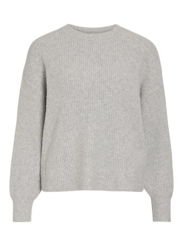 Vila Pullover in Light Grey Melange