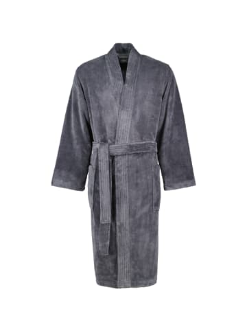 Cawö Home Cawö Home Bademäntel Herren Kimono 800 anthrazit - 71 in anthrazit - 71