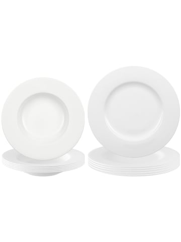 Villeroy & Boch 12-tlg. Tafelservice Anmut in in weiß