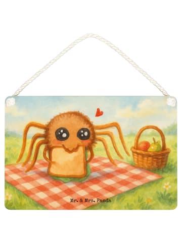 Mr. & Mrs. Panda Wanddeko Spinne Agathe Sandwich Design ohne Spruch in Weiß