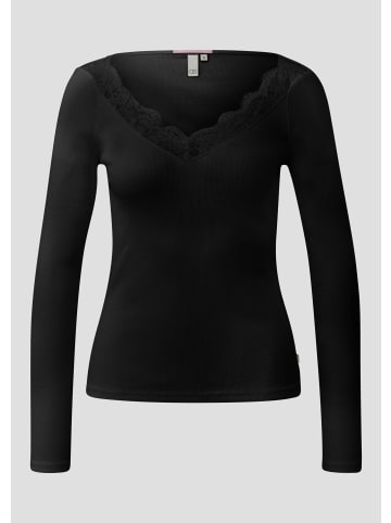 QS T-Shirt in 9999_schwarz