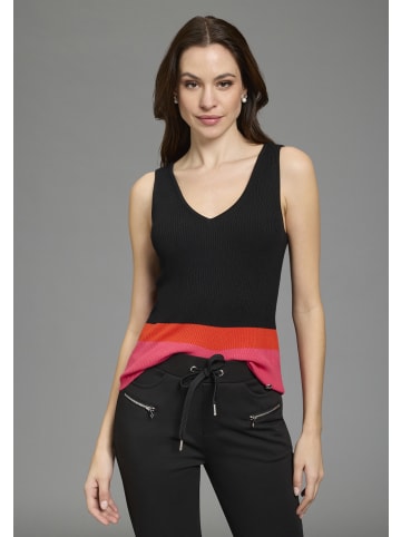 Bruno Banani Stricktop in schwarz-pink