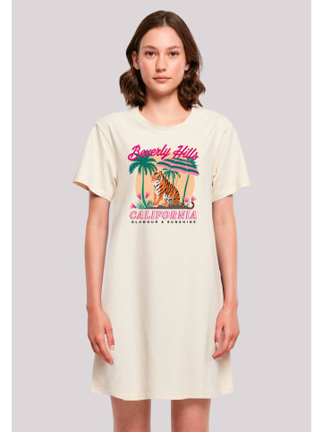 F4NT4STIC T-Shirt Kleid Beverly Hills California Glamour Summer in Whitesand