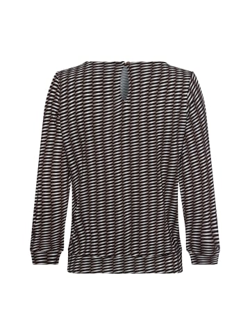 OPUS Langarmshirt Susta in braun