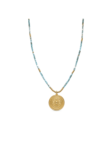 Luxenter Halskette Thyu mit 18 Karat Gold-THYU