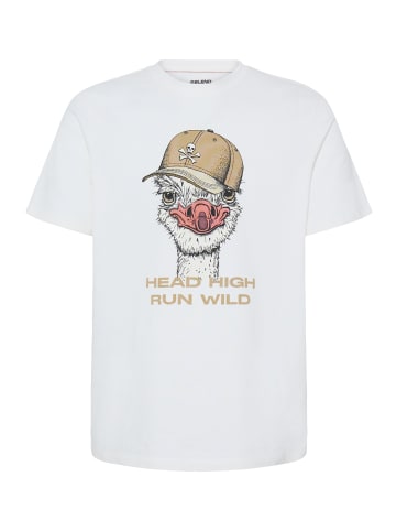 BLEND Rundhalsshirt BHKurt in Weiß