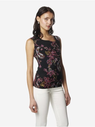 KOROSHI Damen-Tanktop bedruckt in Schwarz