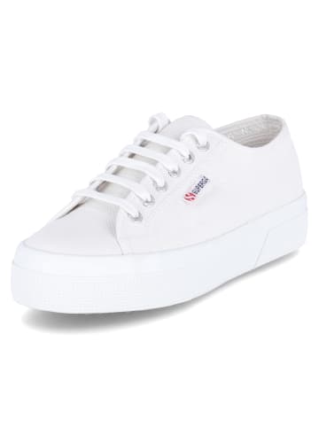 Superga Schnürhalbschuh in weiß