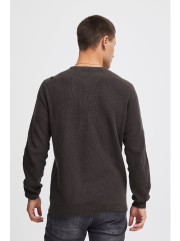 BLEND Strickpullover BHCodford crew pullove 20714336  Pullover mit Rippmuster in Grau