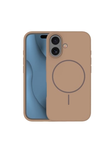 COFI 1453 TFO Silicone Thin Mag kompatibel mit Apple iPhone 16e / iPhone in Braun