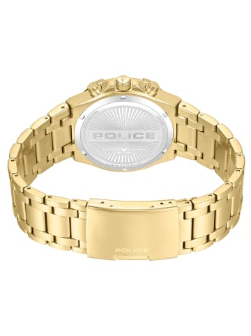Police Herrenuhr Dualtime Guardian Goldfarben