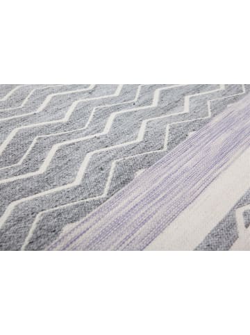 Kayoom Kurzflor Teppich Mirage 110 in violett - grau - rechteckig
