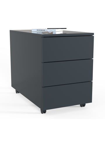 VCM Rollcontainer Beistellcontainer Dalosa 70 cm in Anthrazit