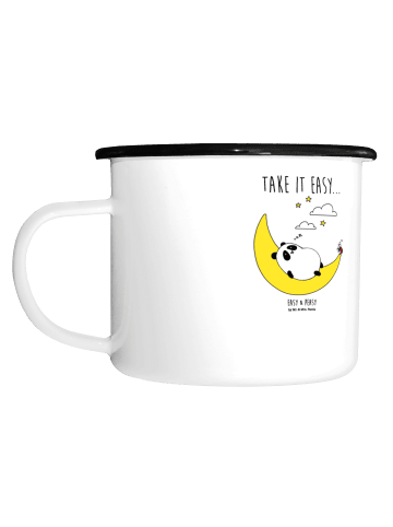 Mr. & Mrs. Panda Teetasse Panda Easy mit Spruch in Weiß