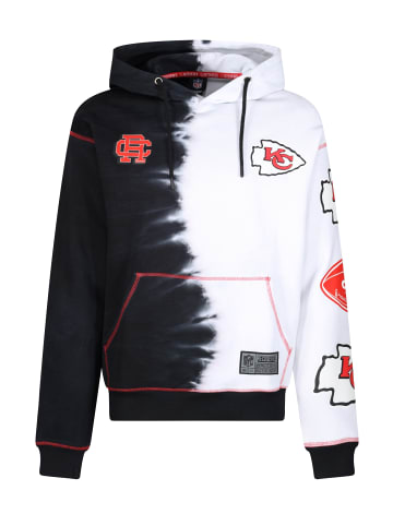 Re:Covered Hoodie NFL Chiefs Ink Dye Effect On in Black