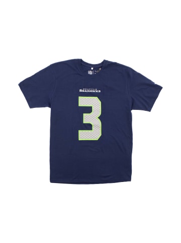 FANATICS Shirt Seattle Seahawks Nr. 3 Wilson in Blau