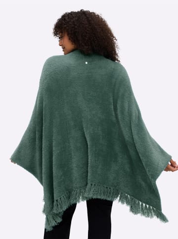 sheego Poncho in moos