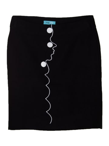 TOOCHE Rock "Picasso" für Damen in schwarz