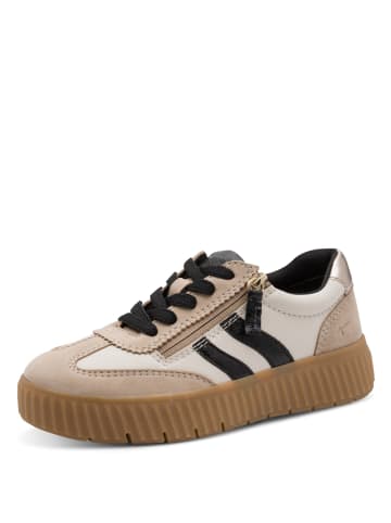 Tamaris Sportliche Schnürschuhe in Beige