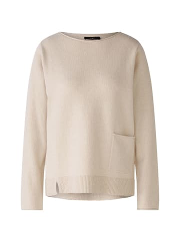 Oui Pullover Wolle - Modalmischung in light beige mel