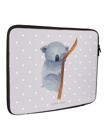 Mr. & Mrs. Panda Notebook Tasche Koalabär ohne Spruch in Grau Pastell