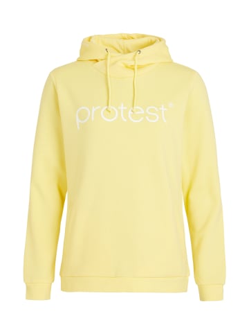Protest " CLASSIC LOGO HOODY in Sunny Dayyellow