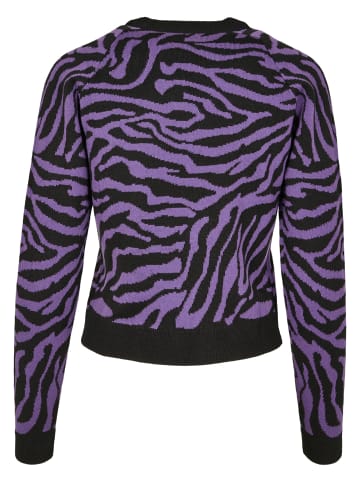 Urban Classics Urban Classics Gestrickter Rundhalsausschnitt in blk/pur