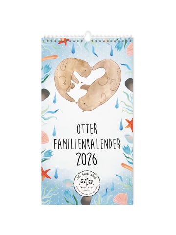 Mr. & Mrs. Panda Kalender 2026 Otter Collection ohne Spruch in Weiß