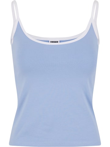 Urban Classics Urban Classics Tank-Tops in powderblue/white+blushedrose/white