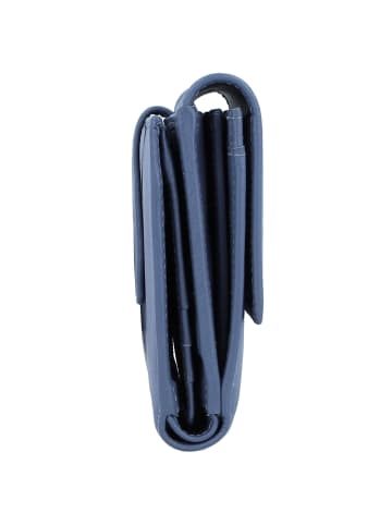Esquire Viktoria Geldbörse RFID Leder 12 cm in taubenblau