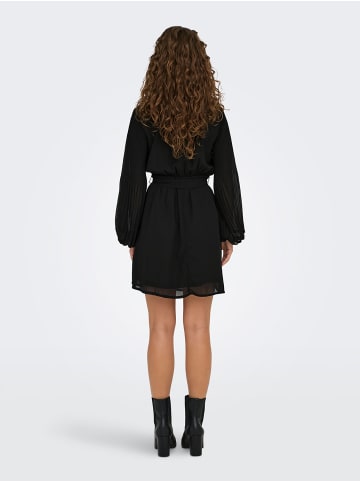 ONLY Plisseekleid 'STAR LIFE' Schwarz