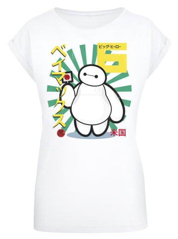 F4NT4STIC Extended Shoulder T-Shirt Big Hero 6 Baymax Lollypop in weiß