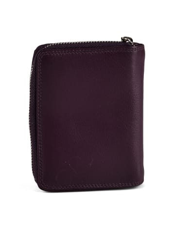 Greenburry Spongy Geldbörse Leder 9 cm in purple