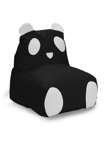 Lumaland LUMALAND Kindersitzsack Animal Line Panda - Schwarz/Weiß