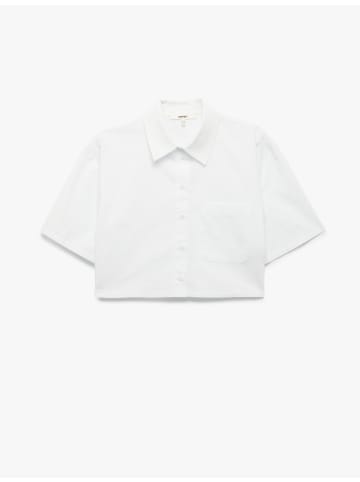 KOTON SHIRTS SS in Grauweiß