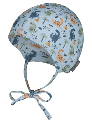 Sterntaler Beanie Dinokinder in bleu