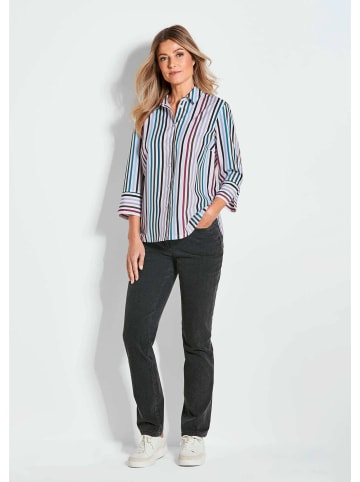 GOLDNER Bluse Bluse in bunt / gestreift
