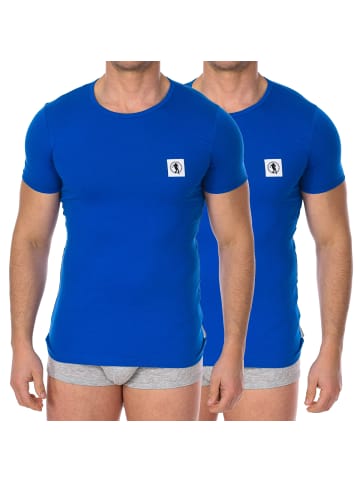 Bikkembergs 2er-Set: Unterhemd in Blue