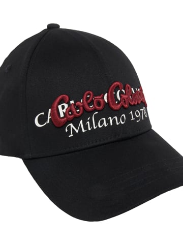 Carlo Colucci Baseball Cap DeZorzi in Schwarz