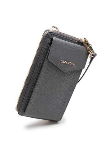 Lazarotti Bologna Leather Handytasche Leder 11 cm in grey-2