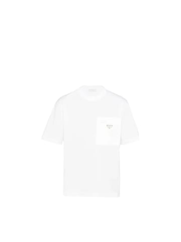 PRADA Prada Re-Nylon T-Shirt Weiß