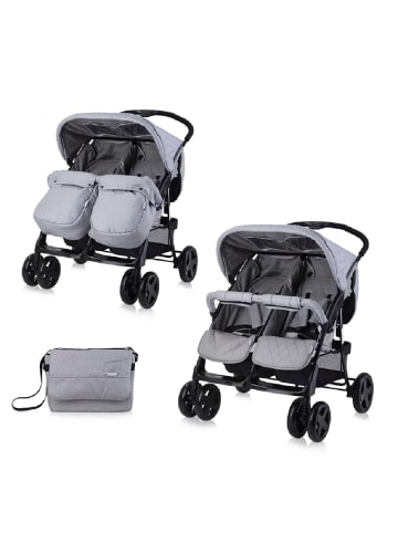 Lorelli Zwillingskinderwagen TWIN in grau